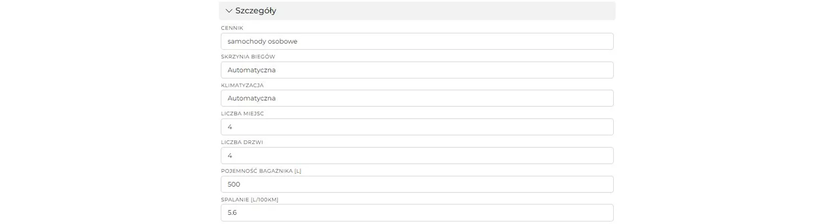 Kalendarz szczegóły