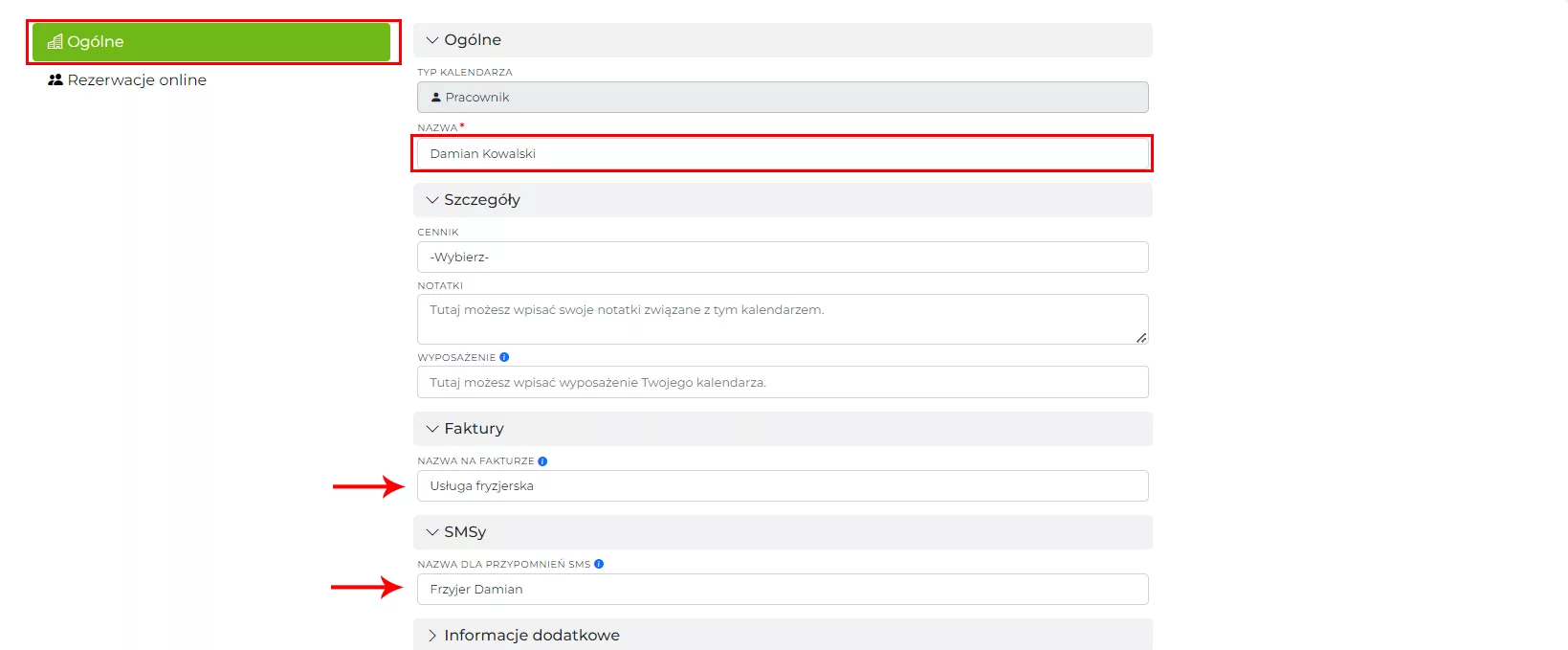 Dodawanie pracownika